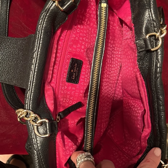 Kate Spade Natalia Medium Flap Shoulder Bag in black - Picture 4 of 6
